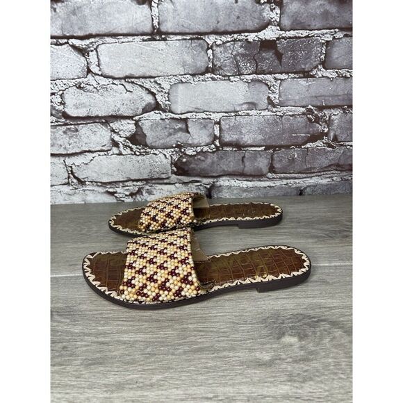 Sam Edelman Gunner 3 Peach Pearl Beaded Multi Sandals Women’s Sz 6.5M US/36.5EU - Picture 8 of 16